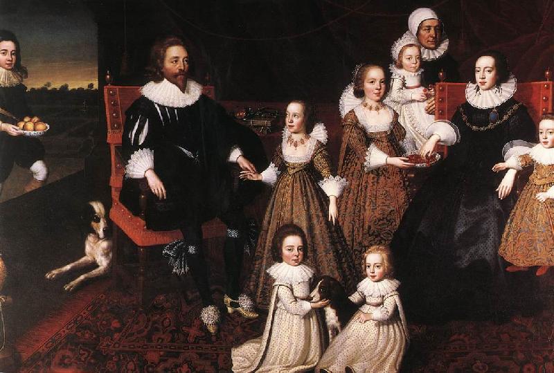 JOHNSON, Cornelius Sir Thomas Lucy and his Family sg